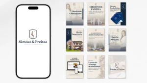 Um breve mockup dos trabalhos feitos para empresa Simões & Freitas.